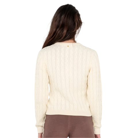 Collegiate Long Sleeve Vee Neck Knit Jumper