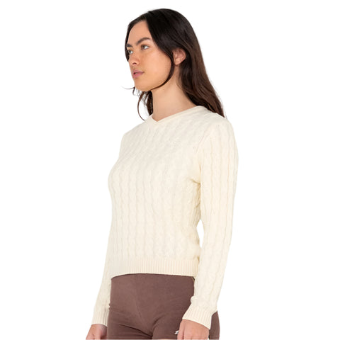 Collegiate Long Sleeve Vee Neck Knit Jumper