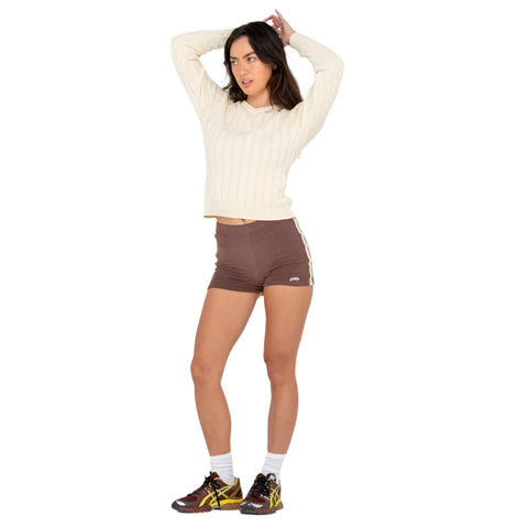 Collegiate Long Sleeve Vee Neck Knit Jumper