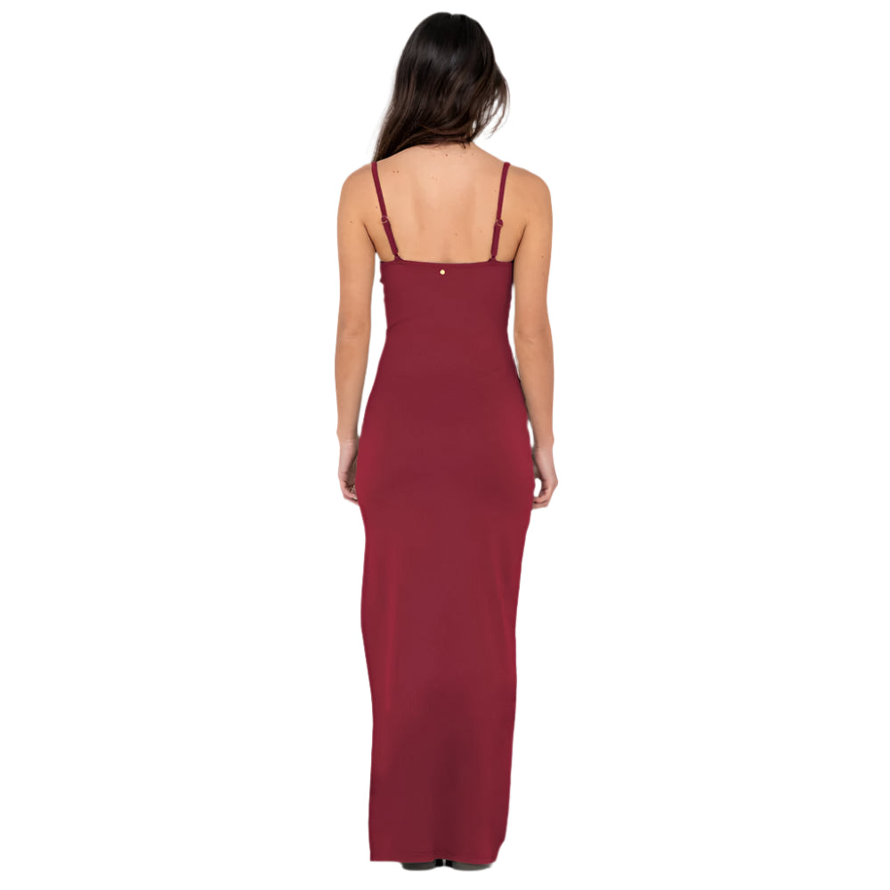 Vicky Fixed Back Slip Maxi Dress - Womens