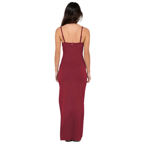 Vicky Fixed Back Slip Maxi Dress - Womens