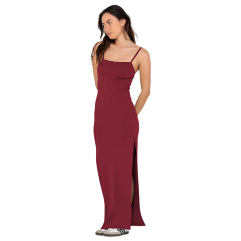 Vicky Fixed Back Slip Maxi Dress - Womens