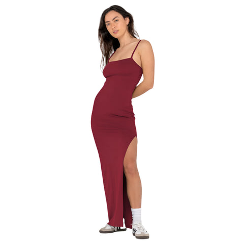 Vicky Fixed Back Slip Maxi Dress - Womens