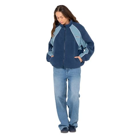 Two Tides Zip Through Sherpa Fleece - Womens