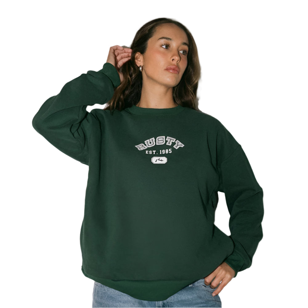 College Dropout Oversized Crew Fleece - Womens