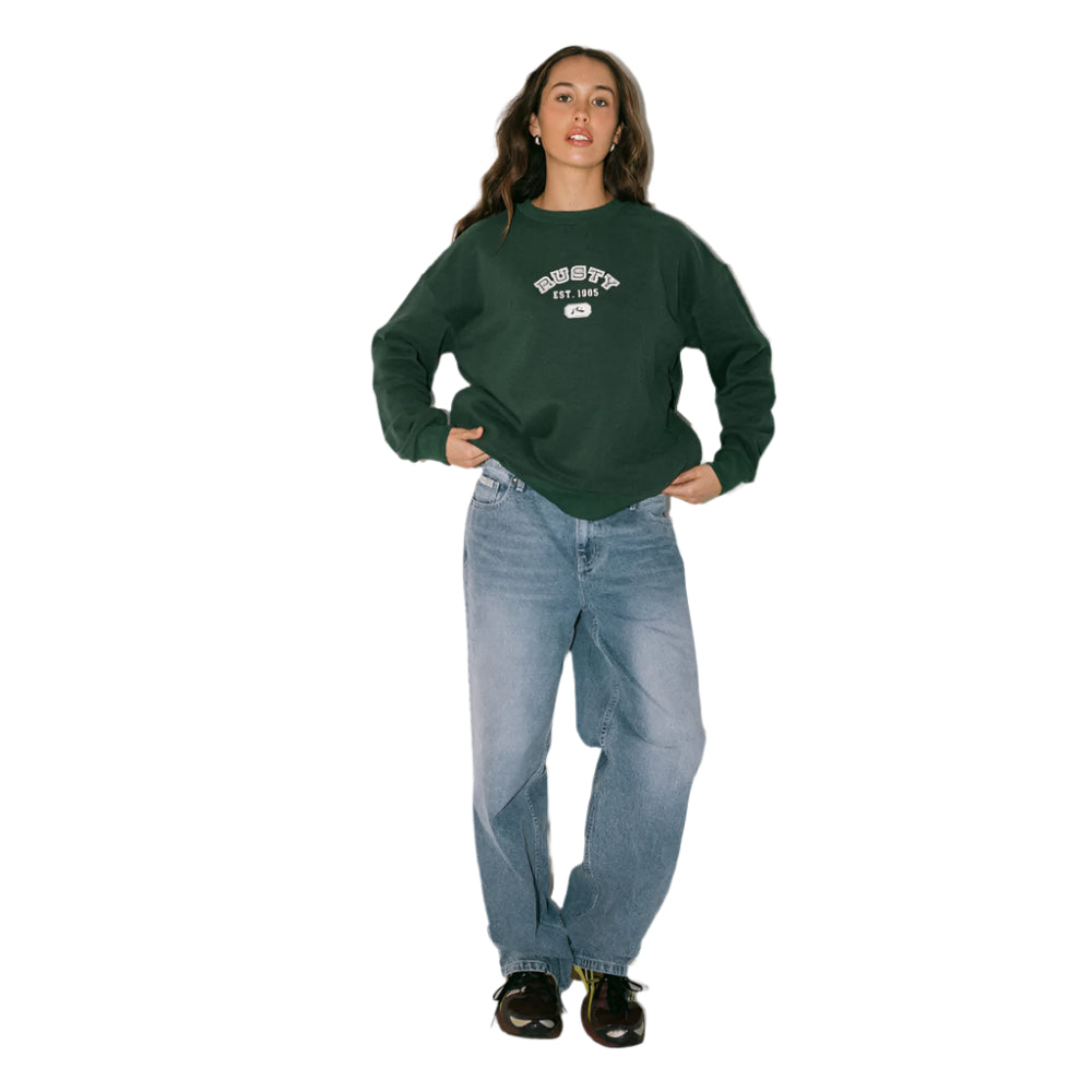 College Dropout Oversized Crew Fleece - Womens