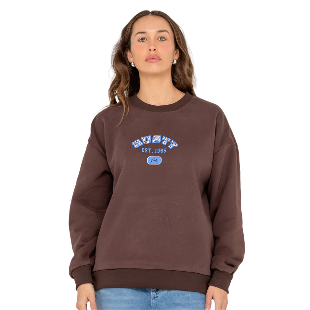 College Dropout Oversized Crew Fleece - Womens