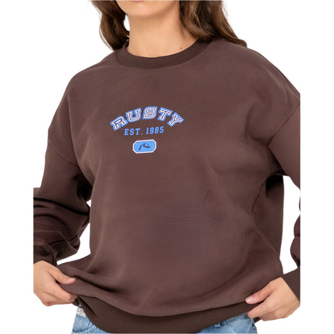College Dropout Oversized Crew Fleece - Womens