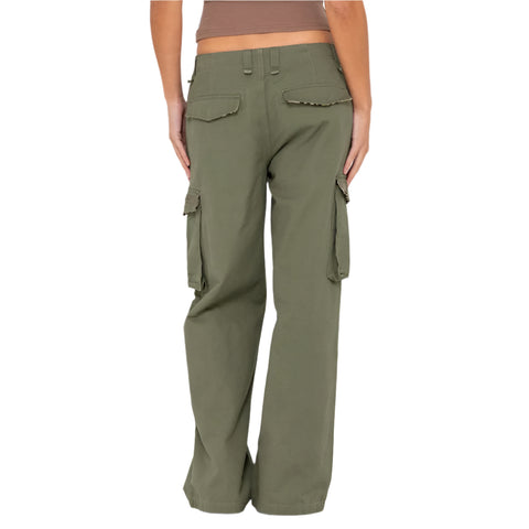 Tank Girl Low Rise Wide Fit Cargo Pants - Womens