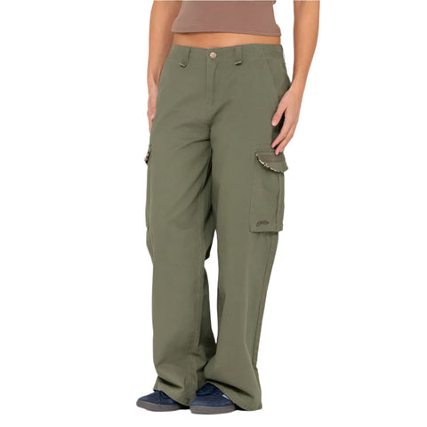 Tank Girl Low Rise Wide Fit Cargo Pants - Womens