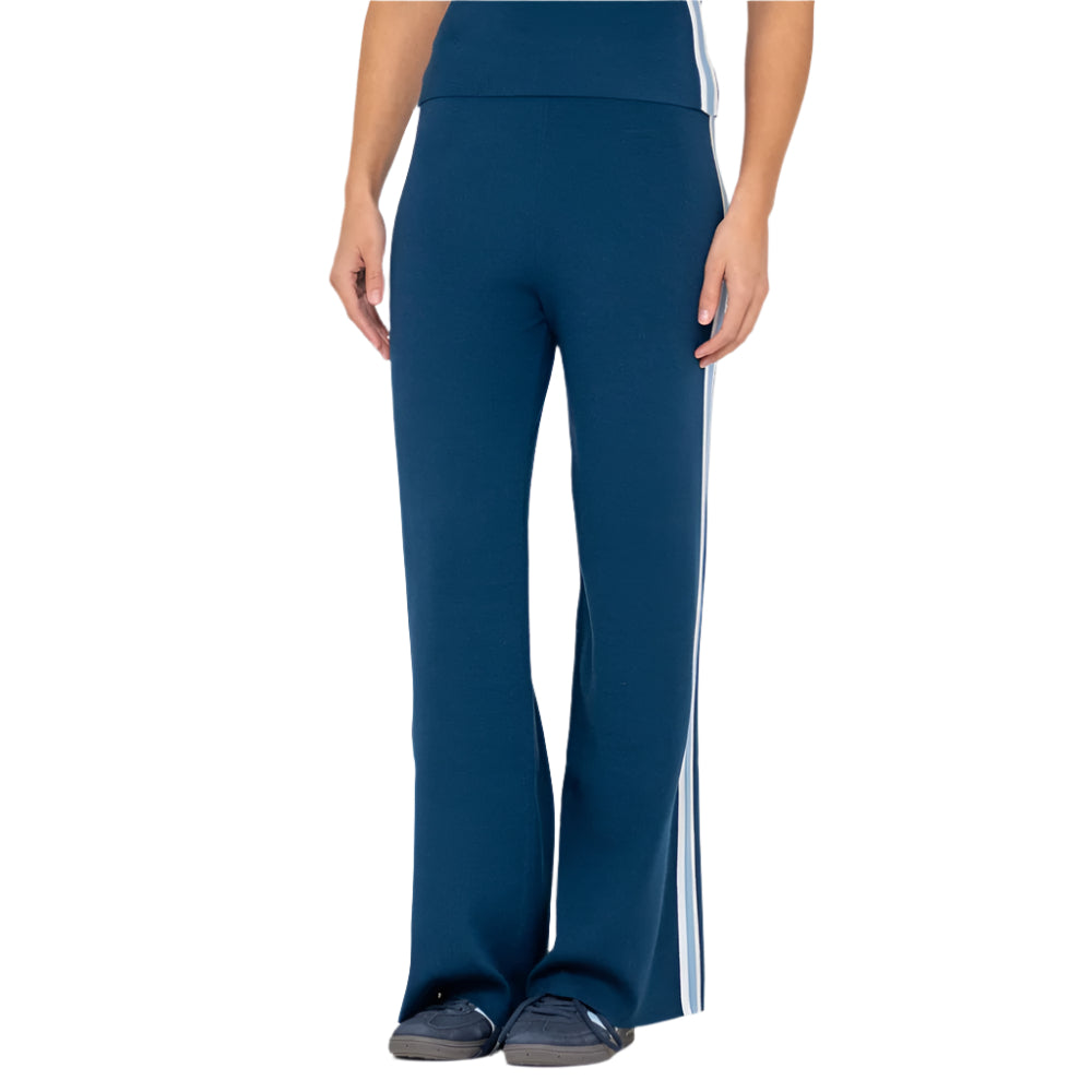 Amelia Stripe Wide Leg Pants - Womens