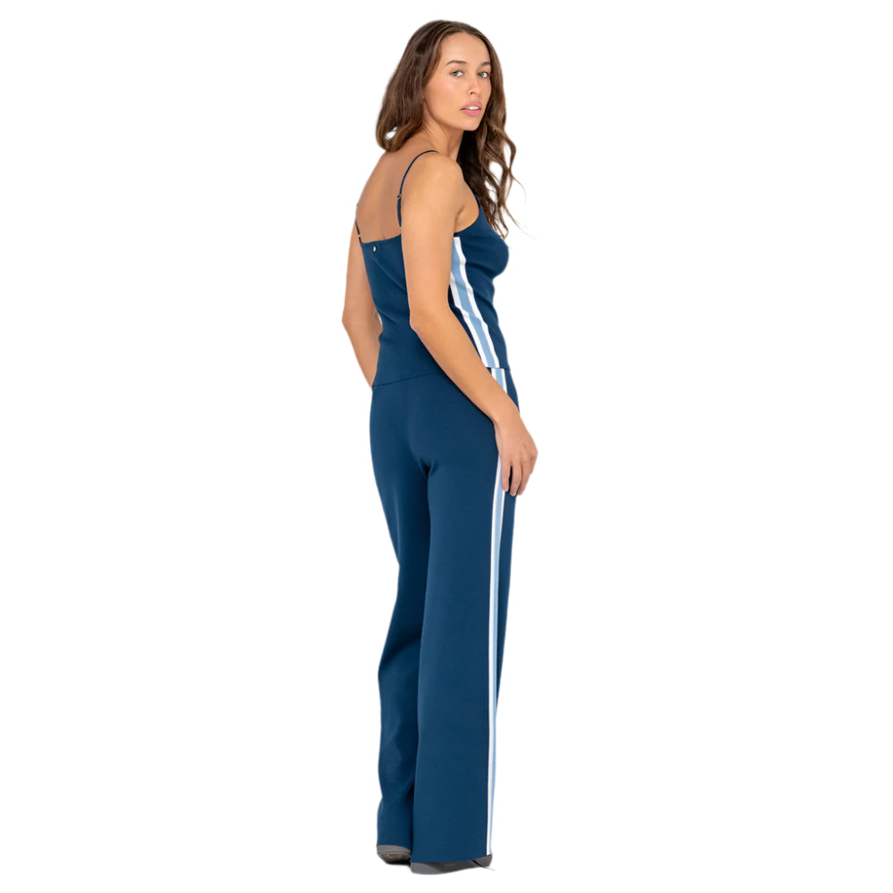 Amelia Stripe Wide Leg Pants - Womens