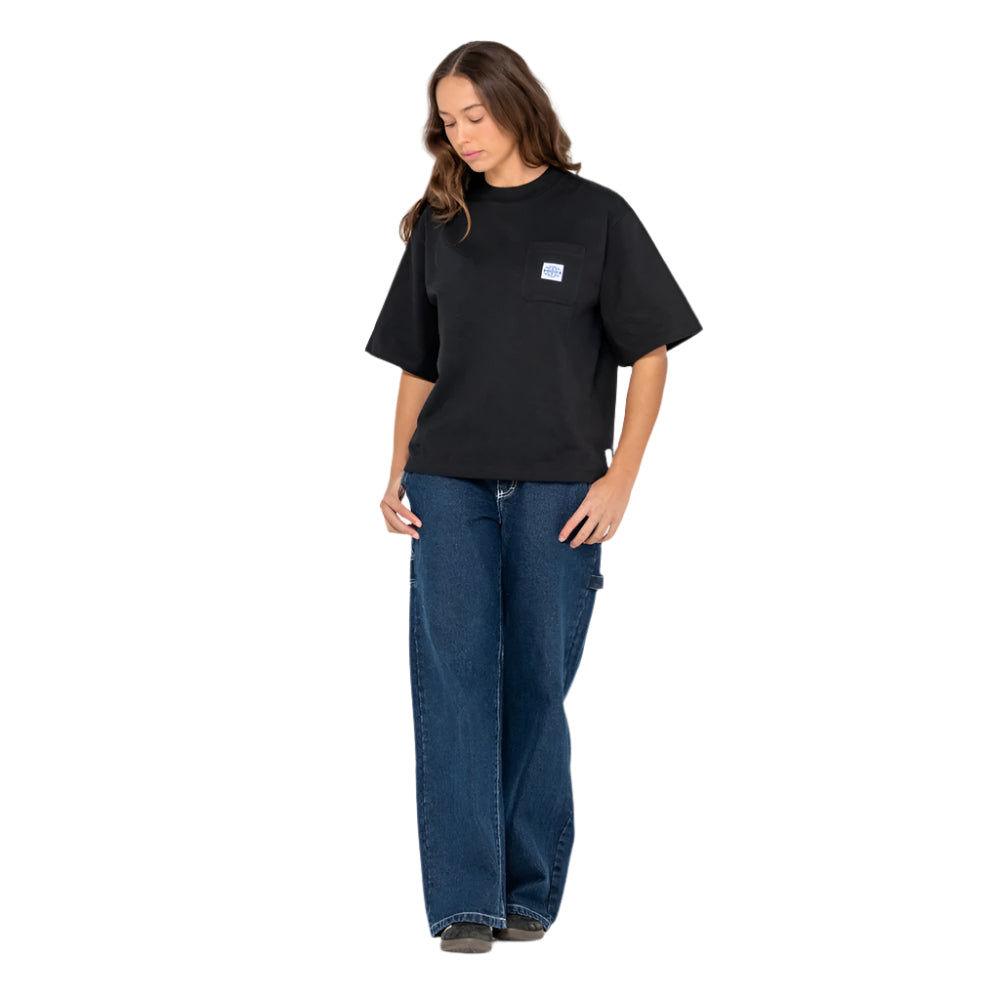 Steezey Cropped Boxy Tee - Womens