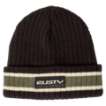 View of Rusty Bones Reversible Beanie in colour Black