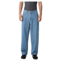 Front view of X Large Bull Denim 91 Pants in Mid Blue