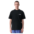 Front full view of the X Large 91 LCB Tee in colour Pigment Black