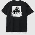 Back full view of X Large 91 LCB Tee in colour Pigment Black