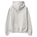 Back view of X Large Mushroom Hoodie in Snow Marle