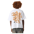 Back view of X Large Tagged Gorilla Fit Tee - in White