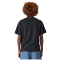 Back view of X Large Throw Up SS Tee in Black