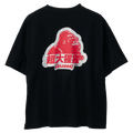 Back full view of X Large Translate Gorilla Fit Tee in Black