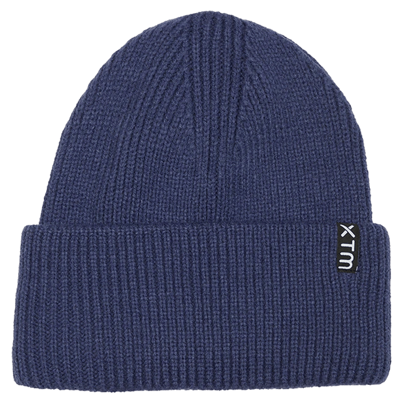 Main view of the XTM Avery Beanie in Indigo colourway, unisex's model