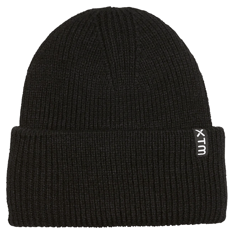Main view of the XTM Avery Beanie in Black colourway, unisex's model