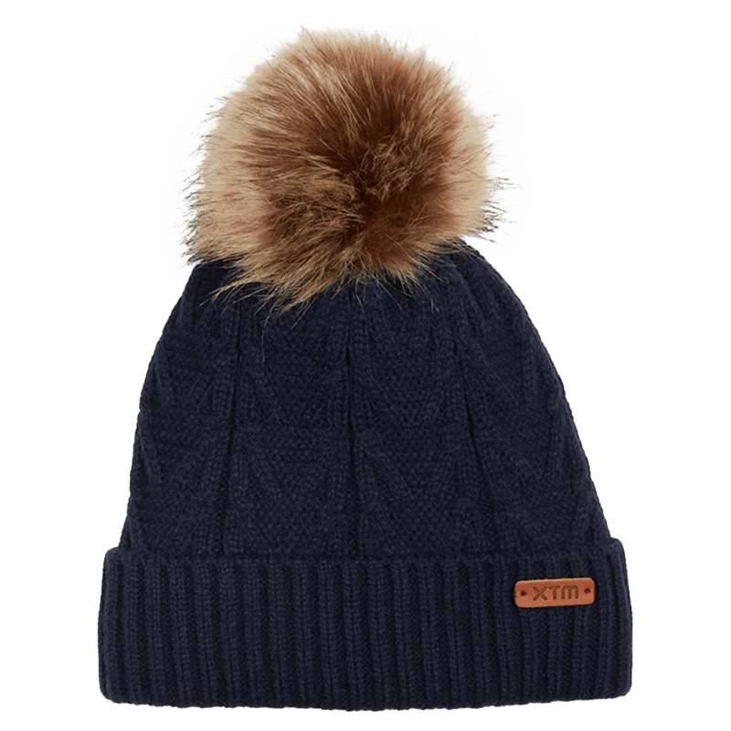 Main view of the XTM Isla Beanie in Navy colourway, unisex's model
