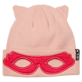 Main view of the XTM Masked Beanie in Powder pink colourway, kids's model