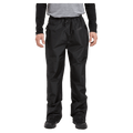 Front view of the XTM Stash 2L Rain Pants in Black colourway, unisex's model