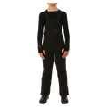Front view of the XTM Zeppelin Ski Pants in Black colourway, kids's model