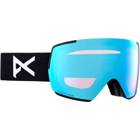 Anon M5 Goggle in Black with Perceive Variable Blue lens and MFI face mask