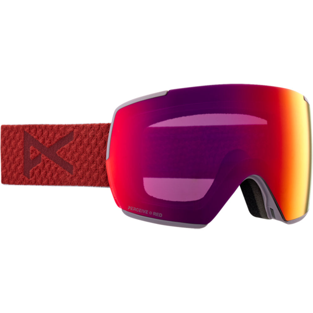 Anon M5 Goggle in Mars red with Perceive Sunny Red lens and MFI face mask