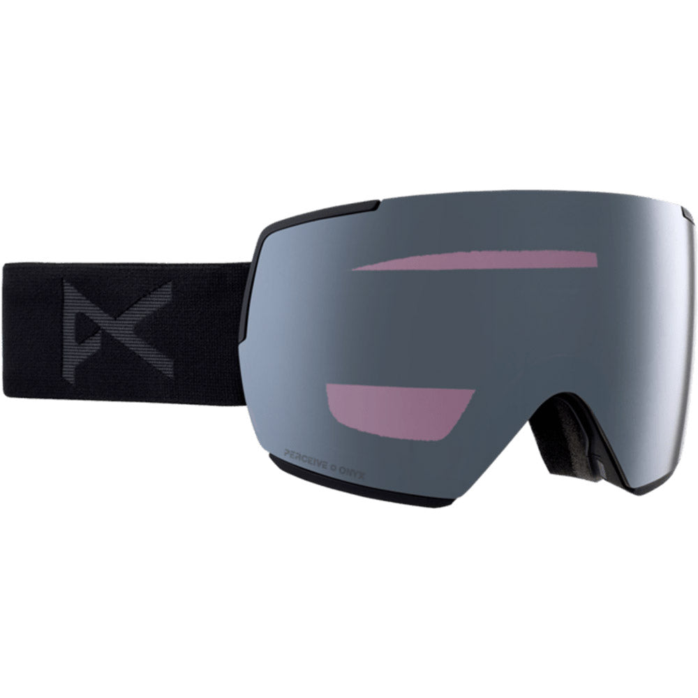 Anon M5 Goggle in Smoke grey with Perceive Sunny Onyx lens and MFI face mask
