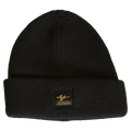 Front view of Rojo Apprentice Beanie - Womens in True Black