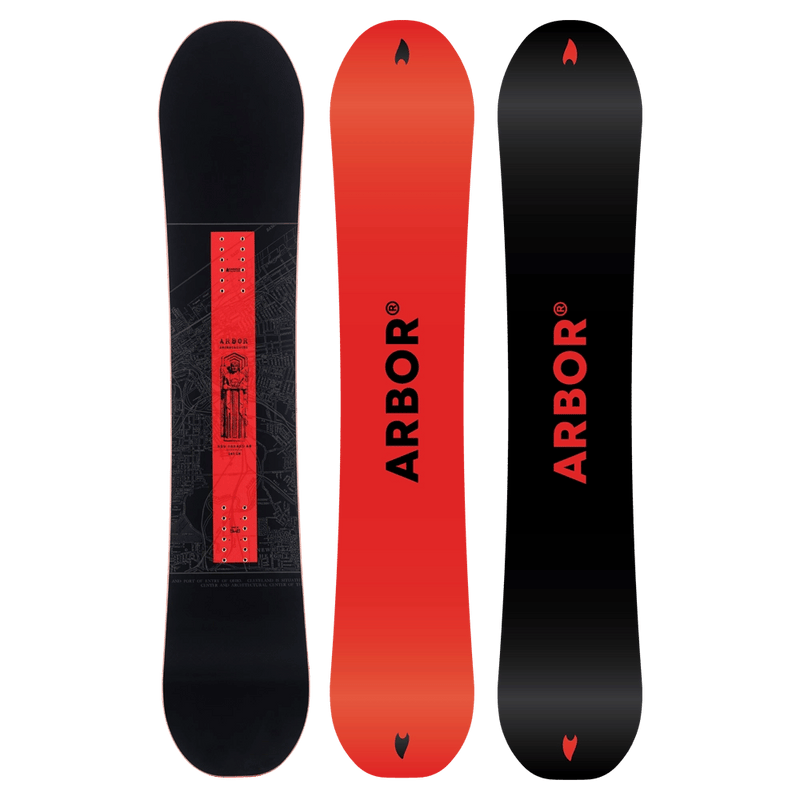 Arbor 2027 Red Gerard Am Snowboard - Kids