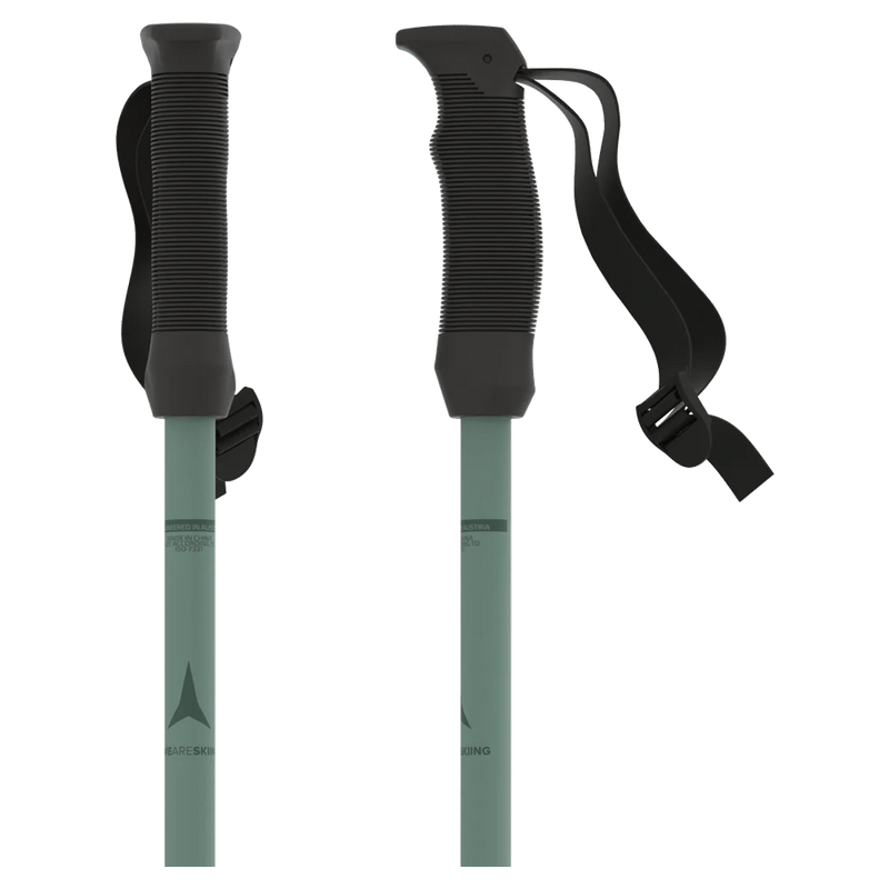 Handles view of the Atomic CLOUD Pistachio Poles, 26/27 Unisex's model