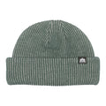 Main view of the Autumn Cord Double Roll Beanie, work green
