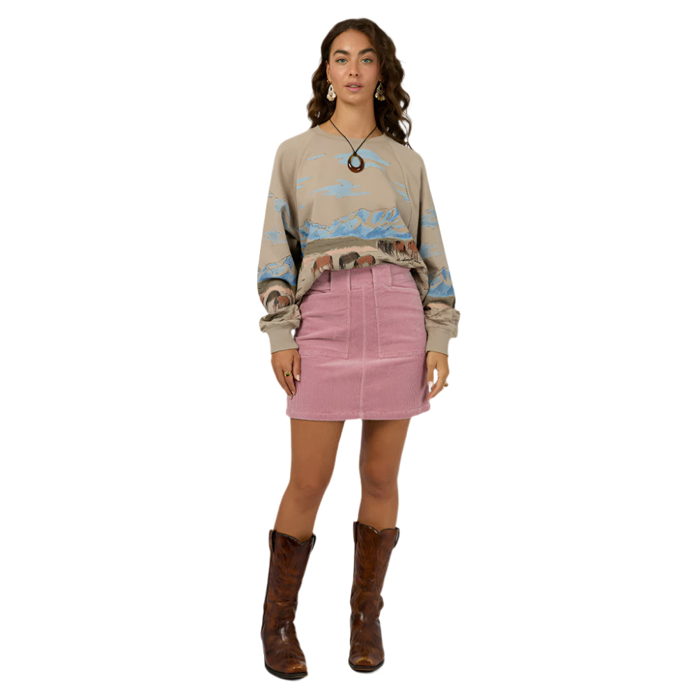 Bailey Cord Skirt - Womens