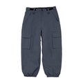 Beyond Medals Cargo 2L snowboard pants in dark grey featuring large cargo pockets and elasticated cuffs.