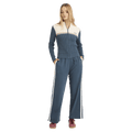 Front view of women wearing the Billabong Real Since 73 Trackpants - Womens in Stormy