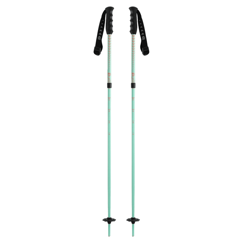 Main view of the Black Crows DUOS JR Turquoise Poles, 26/27 's model