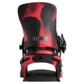 Red Burton Cartel X Snowboard Bindings highback view