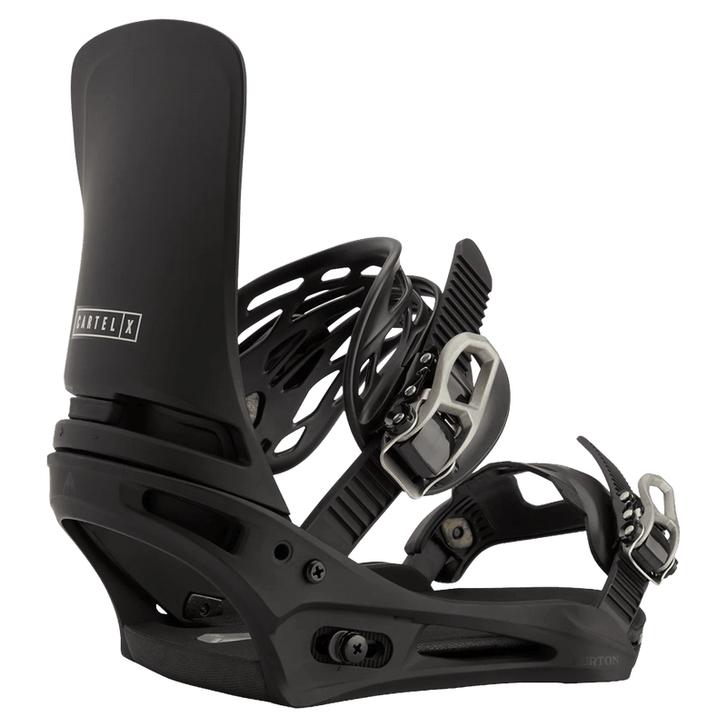 Black Burton Cartel X Snowboard Bindings