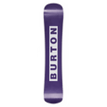 Purple Burton Hideaway women's snowboard base with a large white vertical logo.
