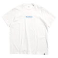 White short-sleeve Burton Hippocrene t-shirt in white with a small blue logo on the center chest.