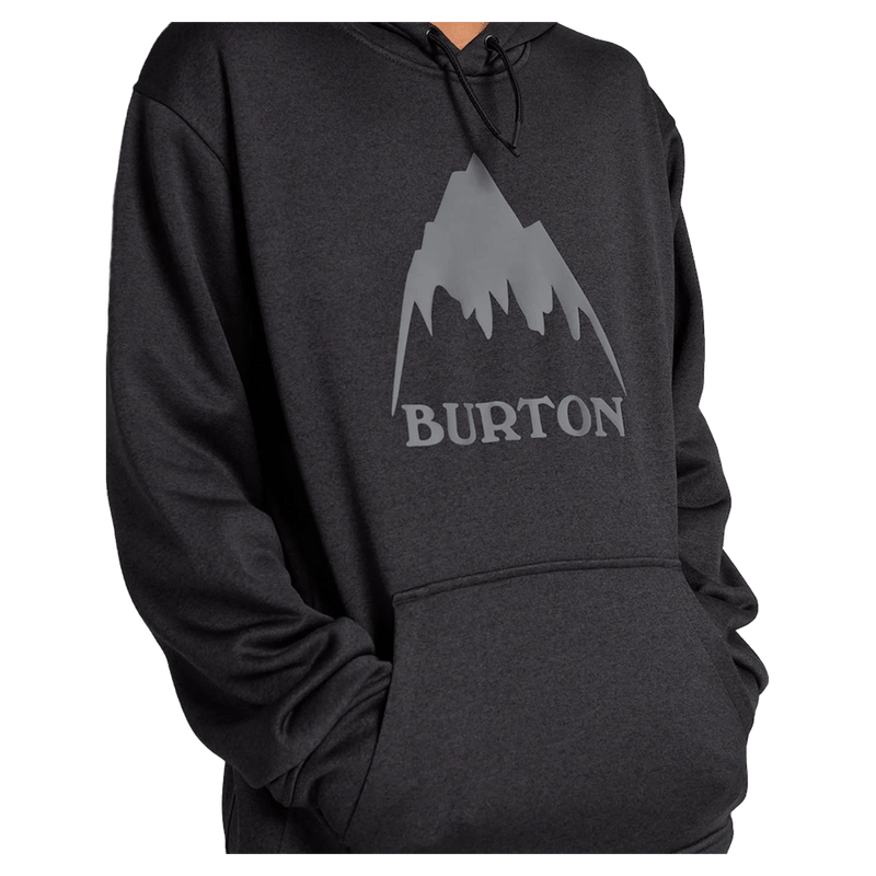 Close view of the Burton Oak Pullover Hoodie