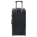 Back view of the Dakine Split Roller Bag 85L in Mulled Brasil colourway, unisex's model