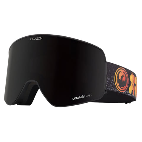 Dragon NFX2 snow goggles in Forest Bailey colorway with Midnight lens, featuring Swiftlock lens changing system and frameless design