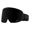 Dragon PXV Low Bridge Goggle in Midnight colorway with midnight lens, offering premium comfort with triple-layer fleece foam